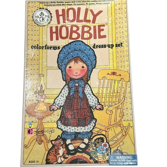 Holly Hobbie 1975 colorforms dress-up set - Picture 2 of 5